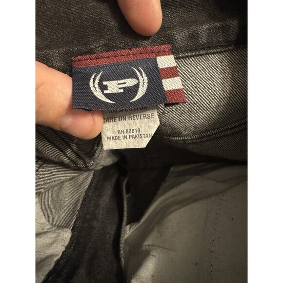 VTG Phat Farm Baggy Black Jeans Y2K NWT Size 38 - Picture 3 of 7